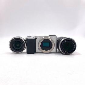 【全額返金保証】【最速発送】Sony デジタル一眼 α6400 ILCE-6400Y ダブルズームレンズキット [シルバー] 美品 動作確認済