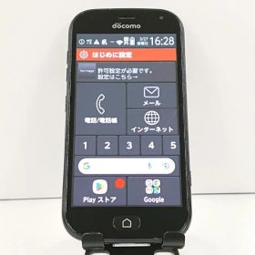 らくらくスマートフォン me F-01L ドコモ ネイビー 送料無料 本体 c18420