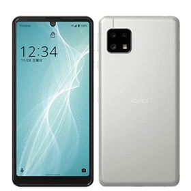 シャープ(SHARP)のA003SH AQUOS sense4 basic シルバー SIMフリー 本体 ワイモバイル Aランク スマホ シャープ 【送料無料】 a003shsv8mtm(スマートフォン本体)