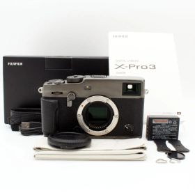 わずかシャッター数3343枚【新品級】FUJIFILM X-Pro3 DR ブラック#9427