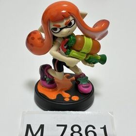 M7861 ●中古 美品 即決●amiibo ガール (アミーボ スプラトゥーン オレンジ イカガール) ●Splatoon / Inkling Girl