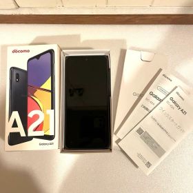 【ジャンク美品】docomo Galaxy A21 SC-42A ブラック