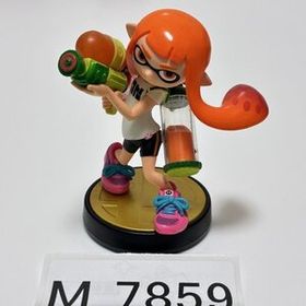 M7859 ●中古 美品 即決●amiibo インクリング (ガール オレンジ アミーボ スプラトゥーン) ●Super Smash Bros Series / Inkling Girl