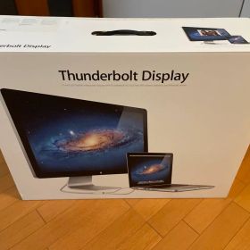 Mac Thunderbolt Display 27型 箱付 通電OK ジャンク