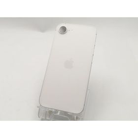 【中古】Apple docomo 【SIMフリー】iPhone 16e 128GB ホワイト MD1R4J/A【ECセンター】保証期間１ヶ月【ランクA】