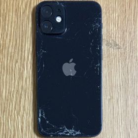 iPhone 12 mini 128GB ブラック SIMフリー 背面割れ