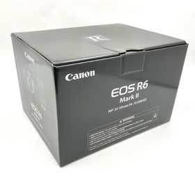 キヤノン(Canon)の【全額返金保証】【最速発送】Canon デジタル一眼 EOS R6 Mark II RF24-105L IS USM レンズキット ブラック 新品未開封 即納OK(ミラーレス一眼)