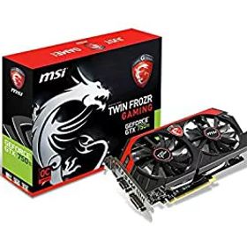 【中古】MSI GeForce GTX 750Ti搭載グラフィックボード N750Ti TF 2GD5/OC