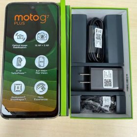 【極美品】motorola moto g7 plus（ディープインディゴ）保証有