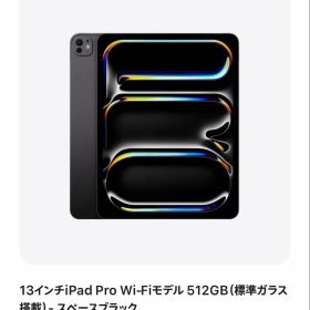 iPad Pro M5 13インチ Wi-Fi 512GB スペースブラック