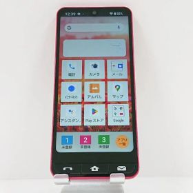 BASIO active SHG09 au レッド 送料無料 本体 c17179