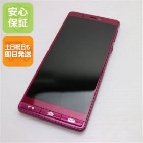 超美品 シンプルスマホ5 ワインレッド スマホ 白ロム 土日祝発送OK 07000