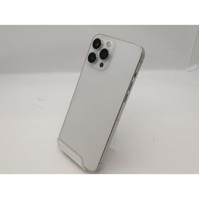 【中古】Apple au 【SIMフリー】 iPhone 13 Pro Max 128GB シルバー MLJ53J/A【新宿東口】保証期間１ヶ月【ランクC】