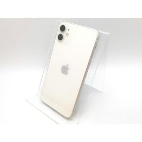【中古】Apple au 【SIMロック解除済み】 iPhone 11 64GB ホワイト MWLU2J/A【高崎モントレー】保証期間１週間【ランクC】