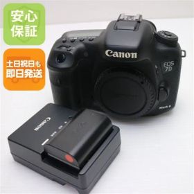 超美品 EOS 7D Mark II ブラック 即日発送 一眼レフ Canon 本体 土日祝発送OK 02000
