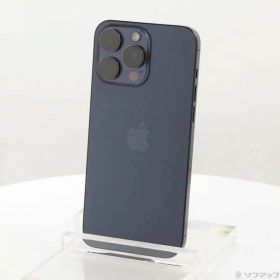 【中古】Apple(アップル) iPhone15 Pro Max 512GB ブルーチタニウム MU6X3J／A SIMフリー 【344-ud】