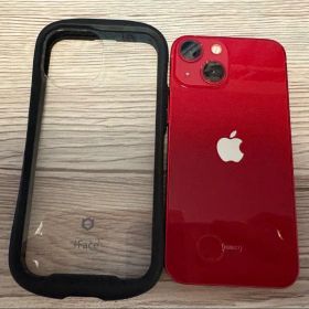 iPhone 13 mini RED 128GB ケース付simフリー 即購入可
