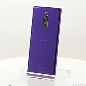 〔中古品〕 Xperia 1 64GB パープル SO-03L docomoロック解除SIMフリー ［6.5インチ有機EL／Snapdragon 855／RAM:6GB／ナノSIM］〔中古品〕 Xperia 1 64GB パープル SO-03L docomoロック解除SIMフリー ［6.5インチ有機EL／Snapdragon 855／RAM:6GB／ナノSIM］