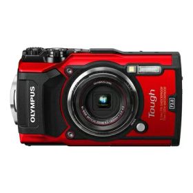 【中古】（新古品） OLYMPUSコンパクトデジカメ *TG-6RD レッド