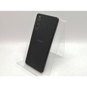 【中古】SONY 楽天モバイル 【SIMフリー】 Xperia 10 IV ブラック 6GB 128GB XQ-CC44【高崎モントレー】保証期間１ヶ月【ランクB】