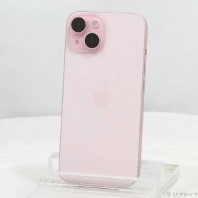 ソフマップ 〔中古品〕 iPhone15 128GB ピンク MTMJ3J／A SIMフリー【368】