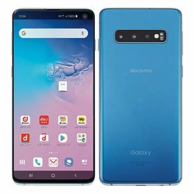 【中古】【安心保証】 Galaxy S10 SC-03L[128GB] docomo プリズムブルー