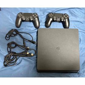 プレイステーション4(PlayStation4)のPlayStation 4 本体 + コントローラー2つ(家庭用ゲーム機本体)