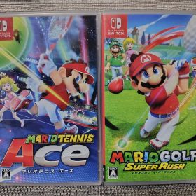 マリオテニス エース、マリオゴルフ スーパーラッシュ 2本セット Switch