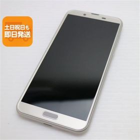 超美品 SH-01L AQUOS sense2 シャンパンゴールド スマホ 本体 白ロム 中古 あすつく 土日祝発送OK