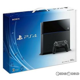 プレイステーション(PlayStation)の(本体)プレイステーション4 PlayStation4 ジェット・ブラック HDD500GB(CUH-1000AB01) ソニー・コンピュータエンタテインメント(家庭用ゲーム機本体)