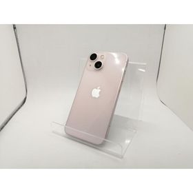 【中古】Apple au 【SIMフリー】 iPhone 13 mini 128GB ピンク MLJF3J/A【川崎駅前】保証期間１ヶ月【ランクC】