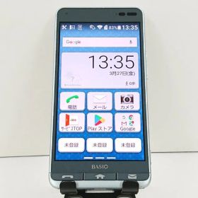 BASIO3 KYV43 au ブルー 送料無料 本体 c18413