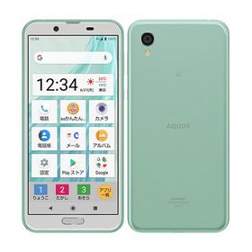 シャープ(SHARP)のSHV43 AQUOS sense2 かんたん ミントグリーン SIMフリー 本体 au Aランク スマホ シャープ 【送料無料】 shv43mgr8mtm(スマートフォン本体)