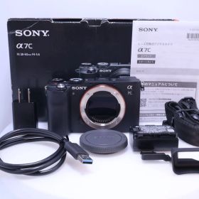 【18,002回 ほぼ新品】SONY α7C ボディ ブラック ILCE-7C B (ソニー) フルサイズ ミラーレス一眼カメラ