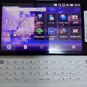 【希少】au IS02 dynapocket ホワイト 初期化済 レア