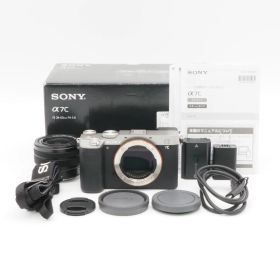 ショット数12403回。★良品★ SONY ソニー α7C ズームレンズキット シルバー [ILCE-7CL S]