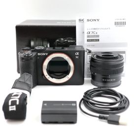 ■シャッター数29205枚！極上品■ SONY α7C II ズームレンズキット ブラック ILCE-7CM2L B ミラーレス一眼カメラ ソニー