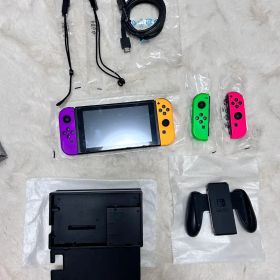 Nintendo Switch 本体 緑，ピンク，黄色（オレンジ），紫