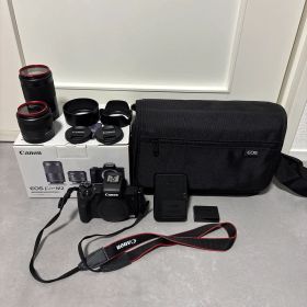 【おまけ付き】Canon EOS Kiss M2 ダブルズームキット ブラック