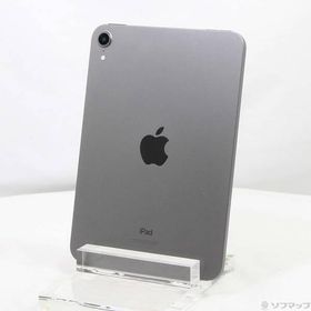 〔中古〕Apple(アップル) iPad mini 第6世代 64GB スペースグレイ MK7M3J／A Wi-Fi〔348-ud〕