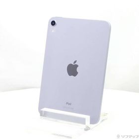 〔中古〕Apple(アップル) iPad mini 第6世代 64GB パープル MK7R3J／A Wi-Fi〔371-ud〕