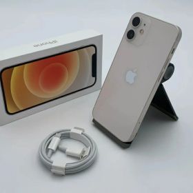【中古：Aランク】iPhone 12 mini 64GB ホワイト simロック解除済【30日返金保証】【赤ロム保証付き】