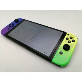 【中古】Nintendo Switch 本体 (有機ELモデル) HEG-S-KCAAA スプラトゥーン3エディション【ECセンター】保証期間1ヶ月【ランクB】