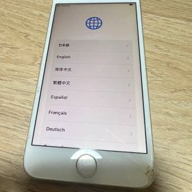 iPhone 8 ホワイト 画面傷あり