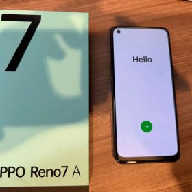 【美品】OPPO Reno7 A ブラック A201OP