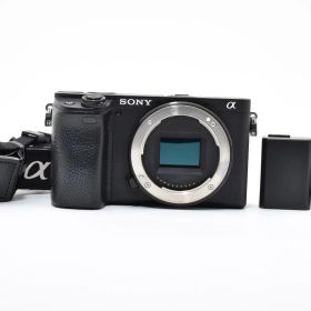 良品 SONY α6400 ILCE-6400 ブラック 充電ケーブル付き ARYM5808#605