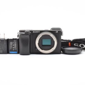 ショット数8929回 極上品 SONY α6400 ILCE-6400 ブラック 充電ケーブル付き ARYM5807#635
