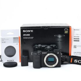 【光学極上品 箱あり】Sony ソニー α6400 ボディ シャッター数12071 枚と少なめ 黒 ブラック ILCE-6400 ミラーレス一眼カメラ #4100-7