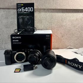 Sony α6400 ミラーレスカメラ ダブルズームキットおまけ付き