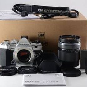[美品] OLYMPUS (オリンパス) OM SYSTEM OM-5 / M.ZUIKO DIGITAL 14-150mm F4-5.6 II ED MSC 元箱付（60131）